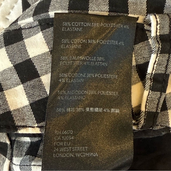 Anthropologie Picnic Gingham Check Shorts Size 26 - Picture 8 of 10